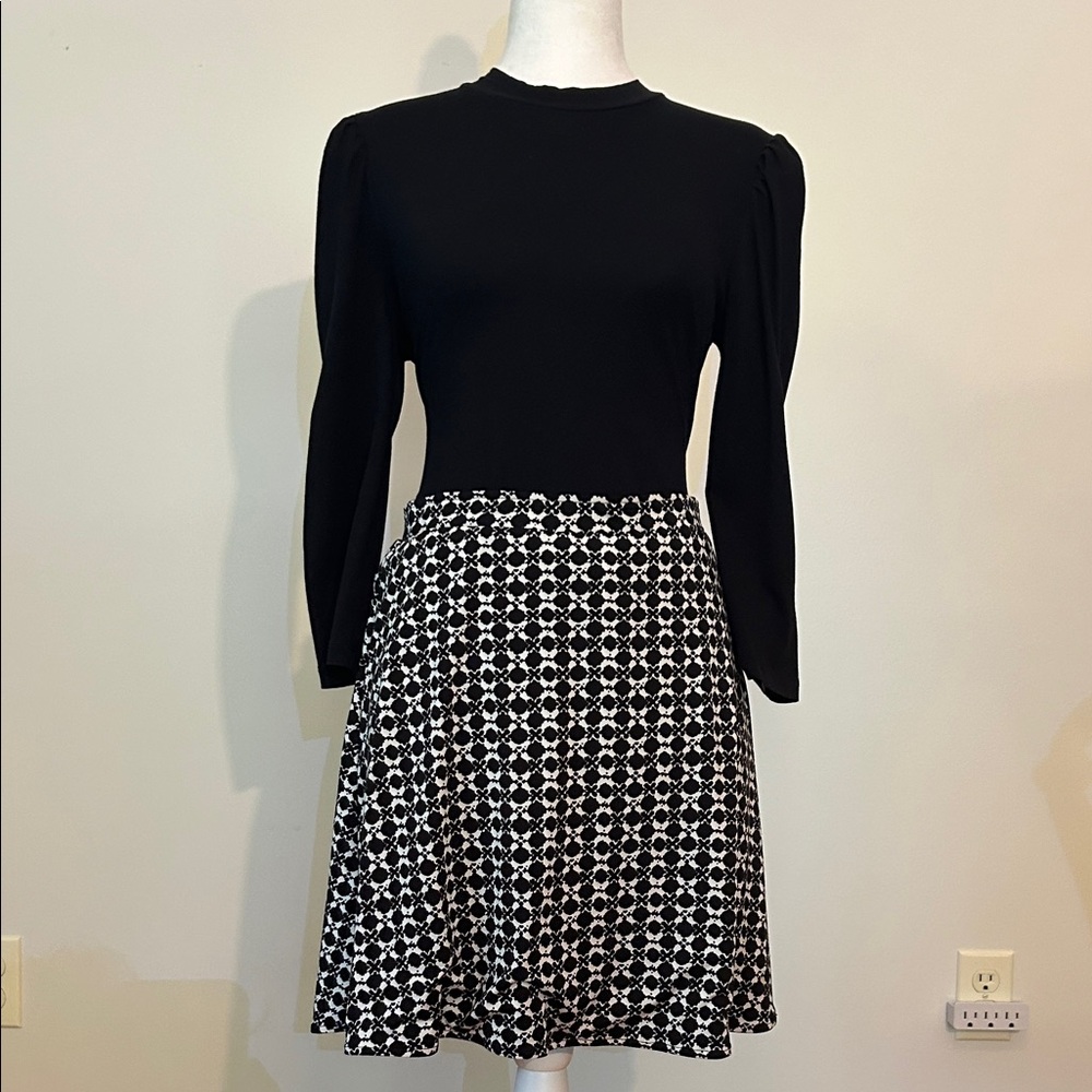 41 Hawthorn Black and White Mini Skirt